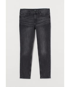 Skinny Jeans Zwart Washed Out