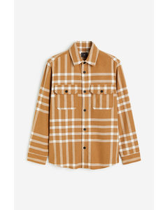 Overshirt Mustard Yellow/checked