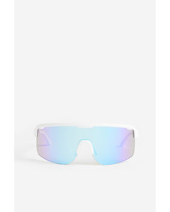 Sport-Sonnenbrille Weiß