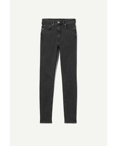 Body Extra High Skinny Jeans Washed Black