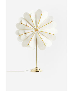 Star-shaped Table Lamp White