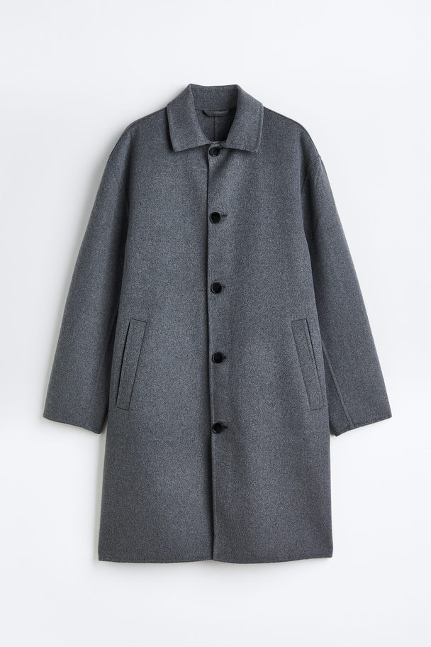 H&M Wool-blend Car Coat Grey