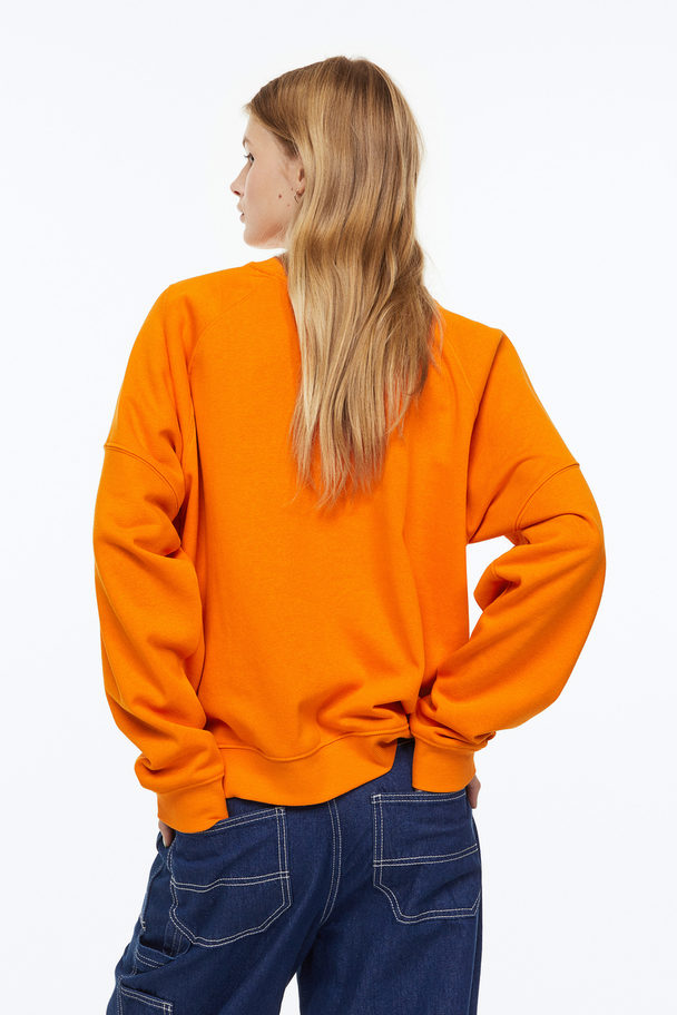 H&M Sweatshirt Orange