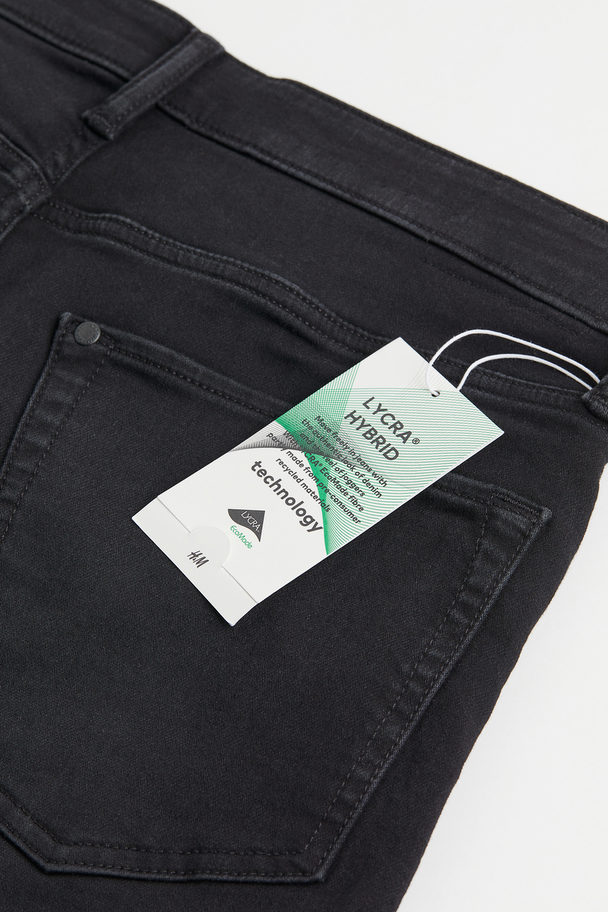 H&M Hybrid Regular Denim Shorts Black