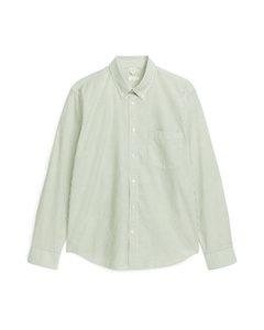 Oxfordskjorta Grön/randig