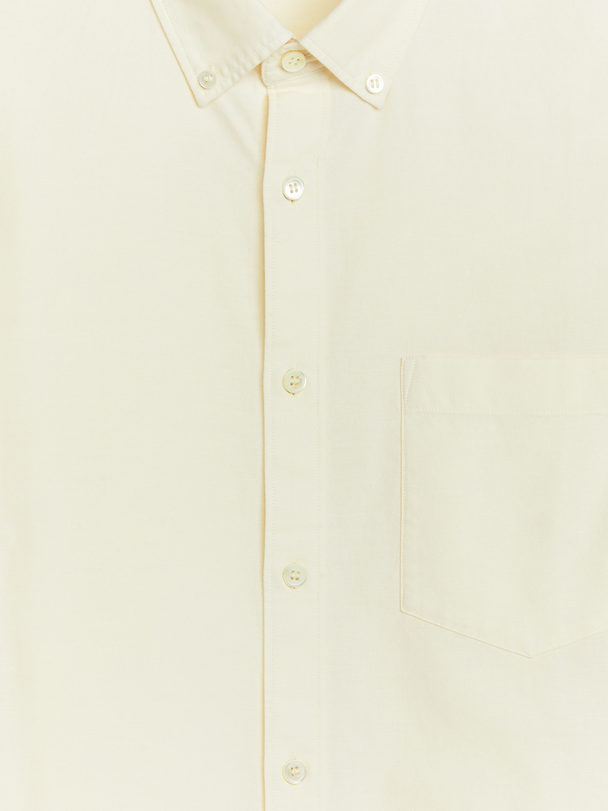 ARKET Oxford-skjorte Lysegul