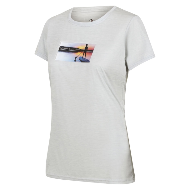 Regatta Regatta Womens/ladies Fingal Vii Lake Marl T-shirt