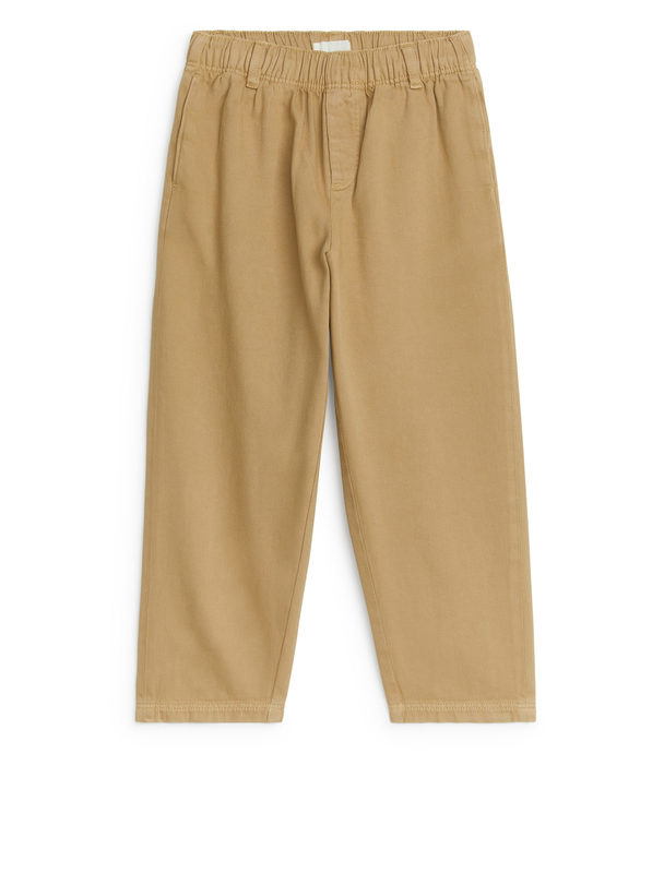 ARKET Relaxed Chino Trousers Beige