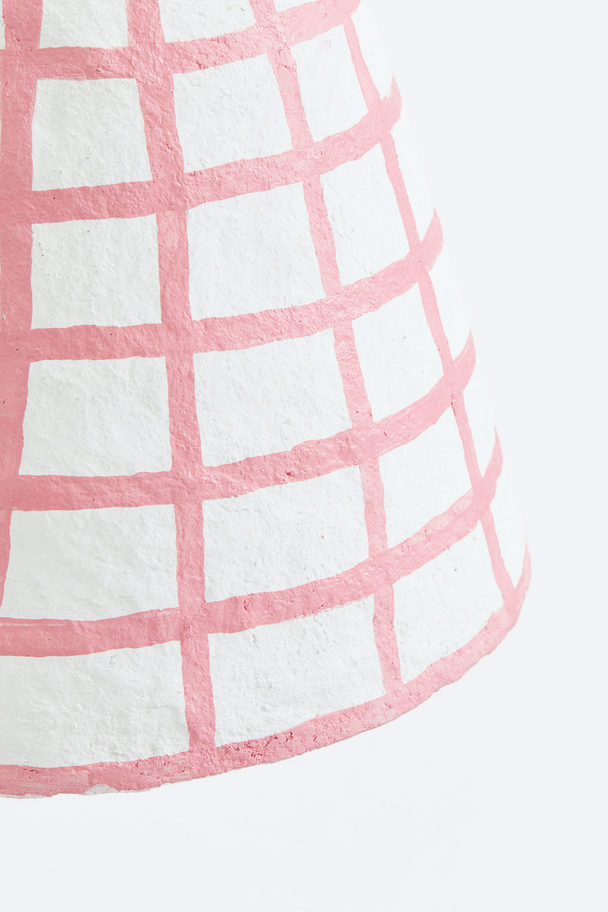 H&M HOME Papier-maché Pendant Light Light Pink/white