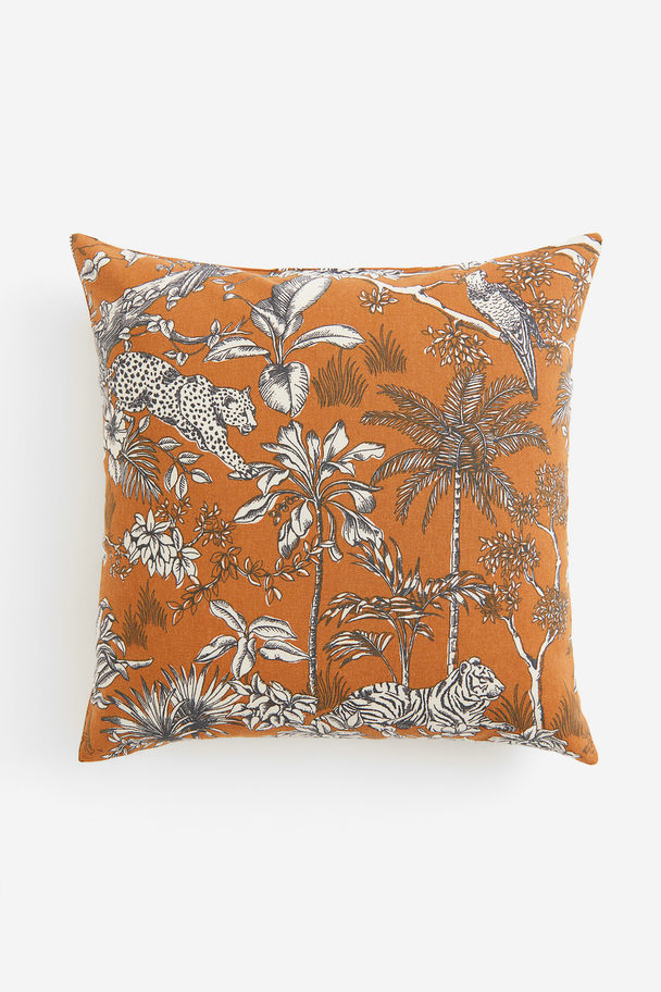 H&M HOME Patterned Cushion Cover Orange/patterned