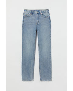 H&m+ Vintage Straight High Jeans Licht Denimblauw