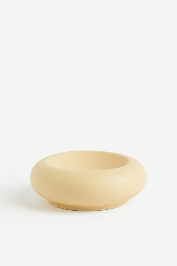 H&M HOME Decorative Stoneware Bowl Beige