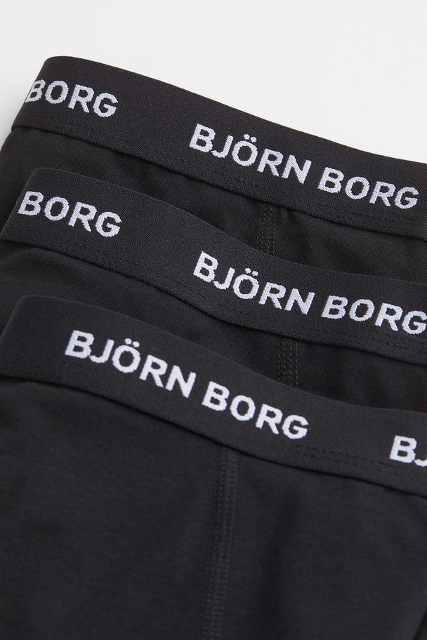 Björn Borg Cotton Stretch Boxer 3p Svart