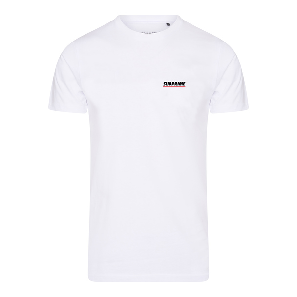 Subprime Subprime Shirt Chest Logo White Hvid