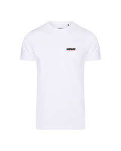 Subprime Shirt Chest Logo White Hvid