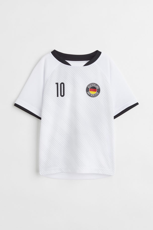 H&M Voetbalshirt Wit/deutschland
