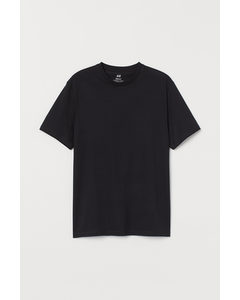Coolmax® T-shirt - Regular Fit Zwart