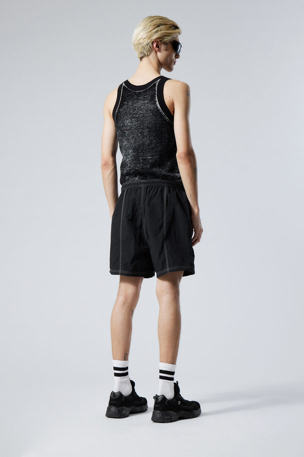 Weekday Lockere Shorts Fred Schwarz