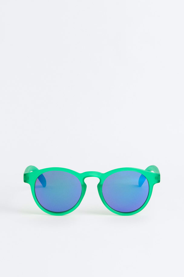 H&M Sonnenbrille Knallgrün