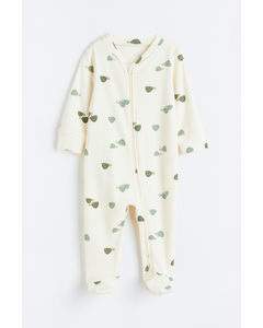 Pyjamapakje Met Print Gebroken Wit/schildpadden