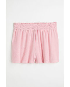 H&M+ Shorts aus Frottee Hellrosa