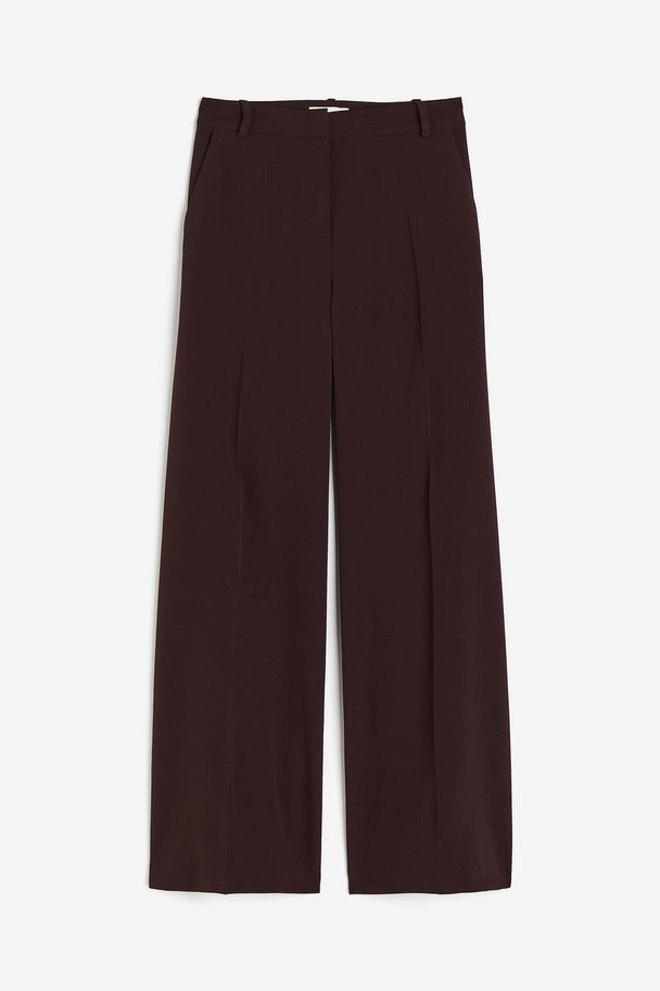 H&M Weite Hose Weinrot