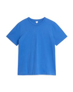 T-shirt Met Korte Mouwen Helderblauw
