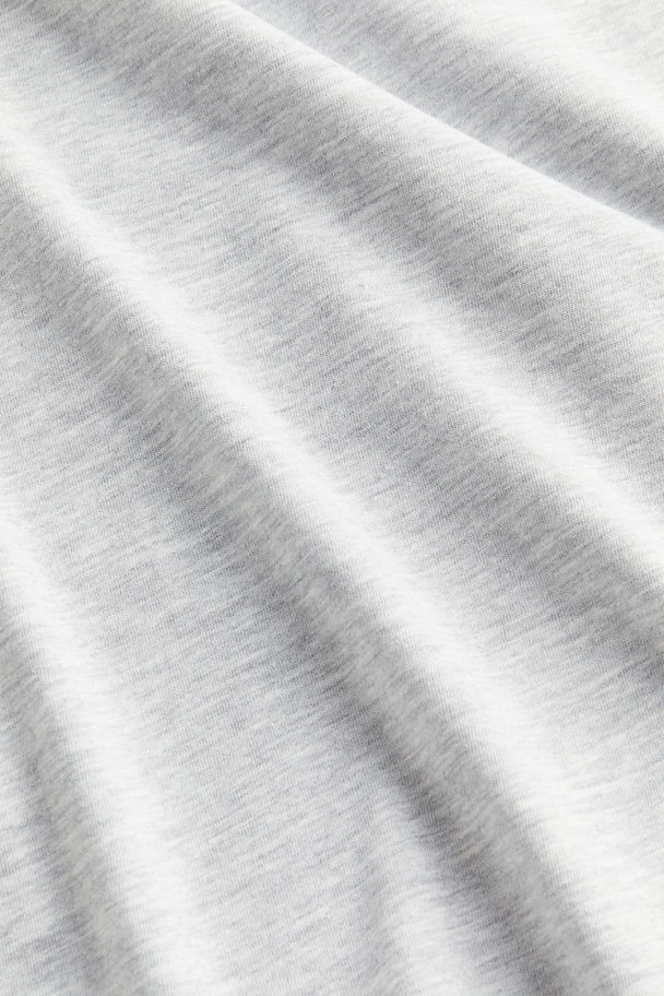 H&M Printed T-shirt Light Grey Marl/los Angeles