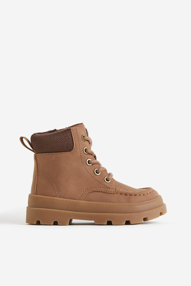H&M Warm-lined Boots Brown