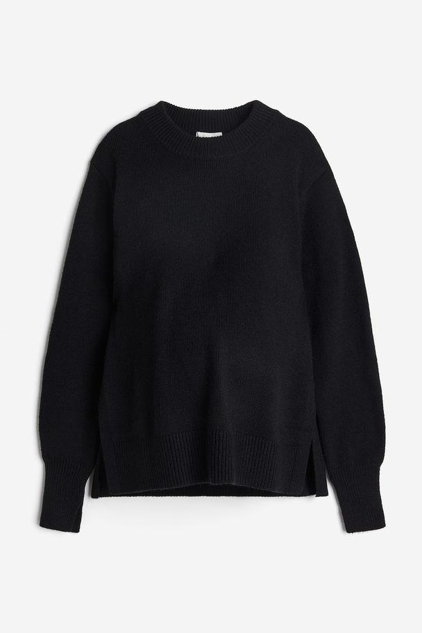 H&M MAMA Before & After Pullover Schwarz