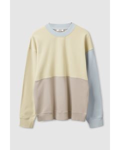 Oversized-fit Colour-block Sweatshirt Multicoloured