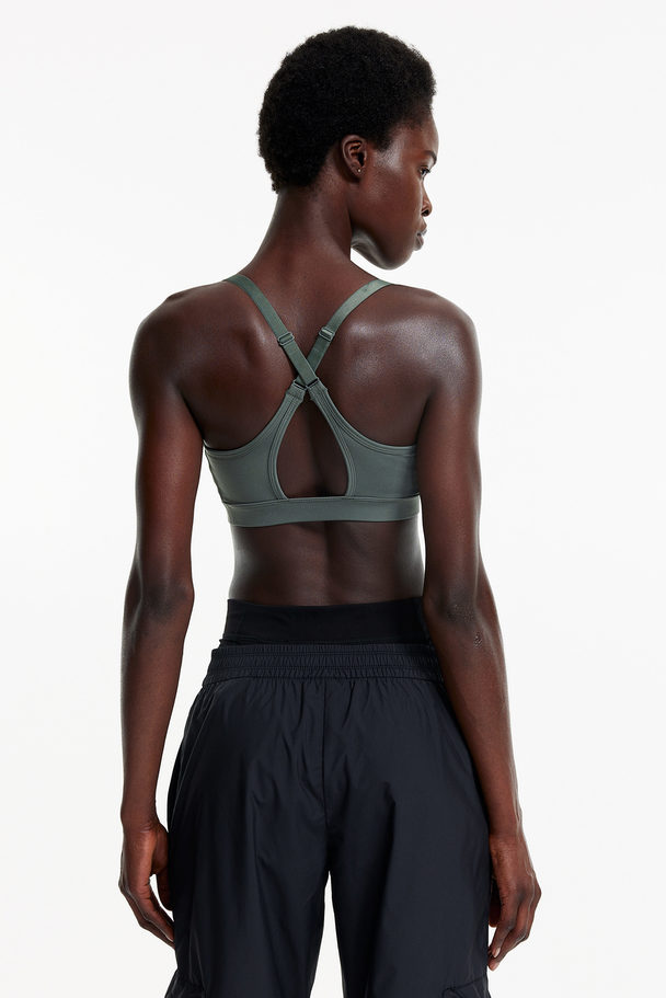 DryMove™ Medium Support Sports bra - Neon green - Ladies