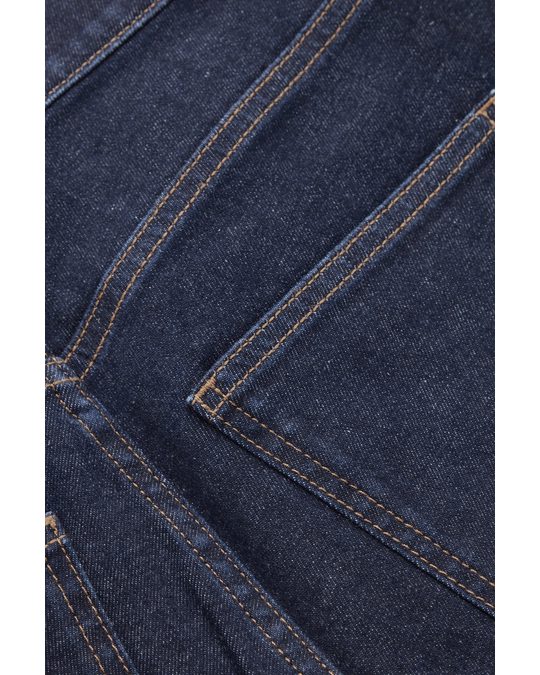 COS Slim-fit High-rise Jeans Dark Blue
