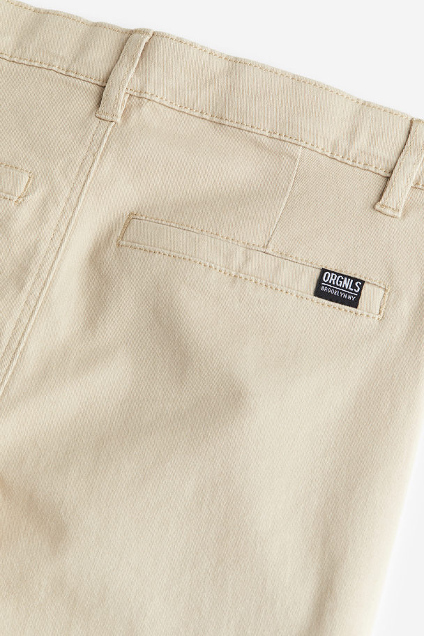 H&M Cotton Chinos Light Beige