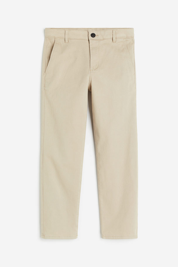 H&M Cotton Chinos Light Beige