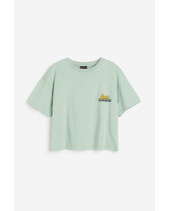 Kort Chira-t-shirt Med Korta Ärmar Green Frost