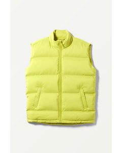 Layer Puffer Vest 90s Green