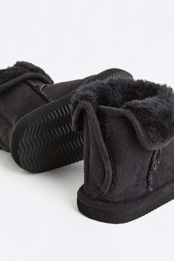 H&M Warm-lined Boots Black/cat