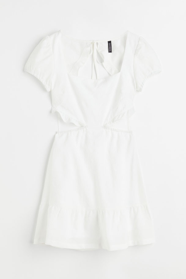 H&M Open-backed Dress White