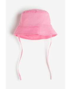 Cotton Sun Hat Pink