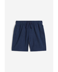 Pull-on Shorts Navy Blue