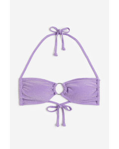 Padded Bikini Top Purple