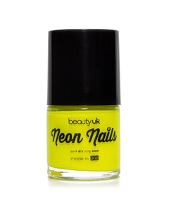 Beauty Uk Neon Nail Polish - Yellow