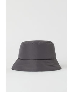 Padded Bucket Hat Dark Grey