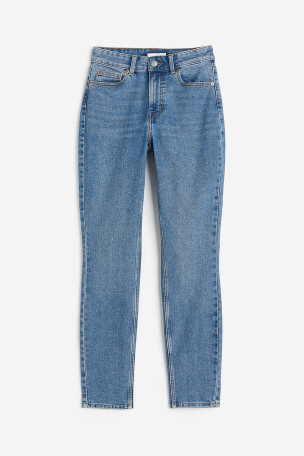 H&M Skinny High Jeans Denim Blue