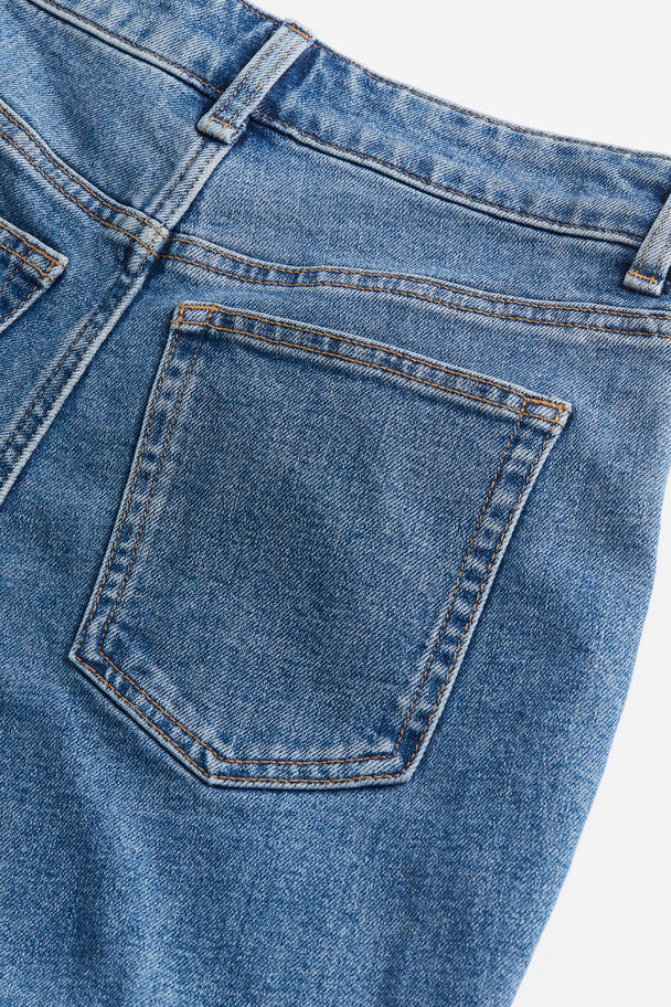 H&M Skinny High Jeans Denimblau