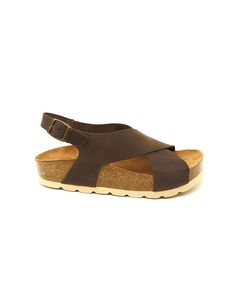 Bio Charity Sandal In Brown Leather