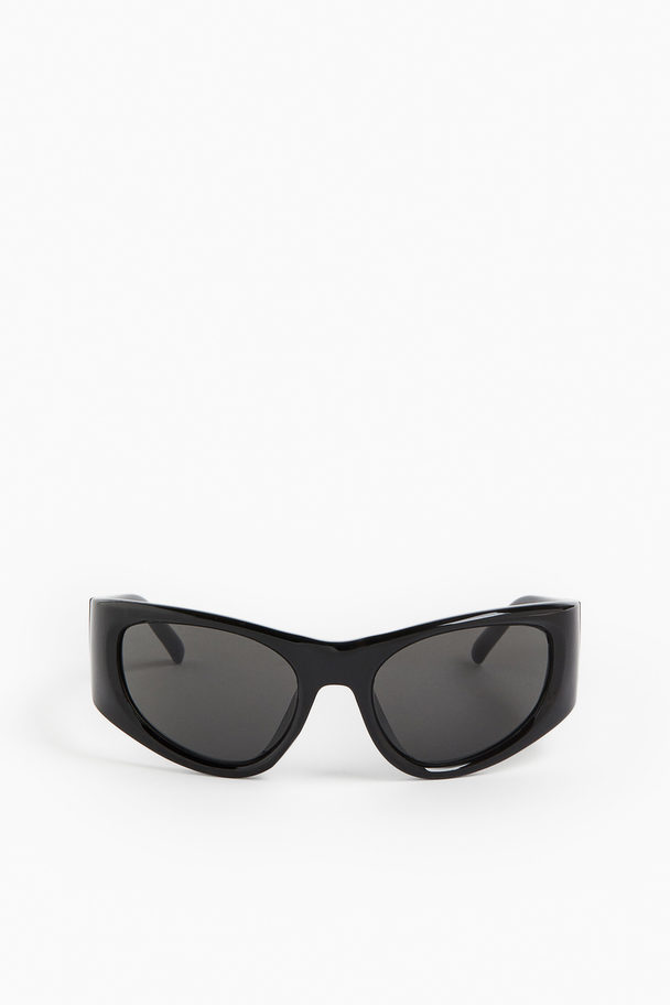 H&M Sportive Sonnenbrille Schwarz