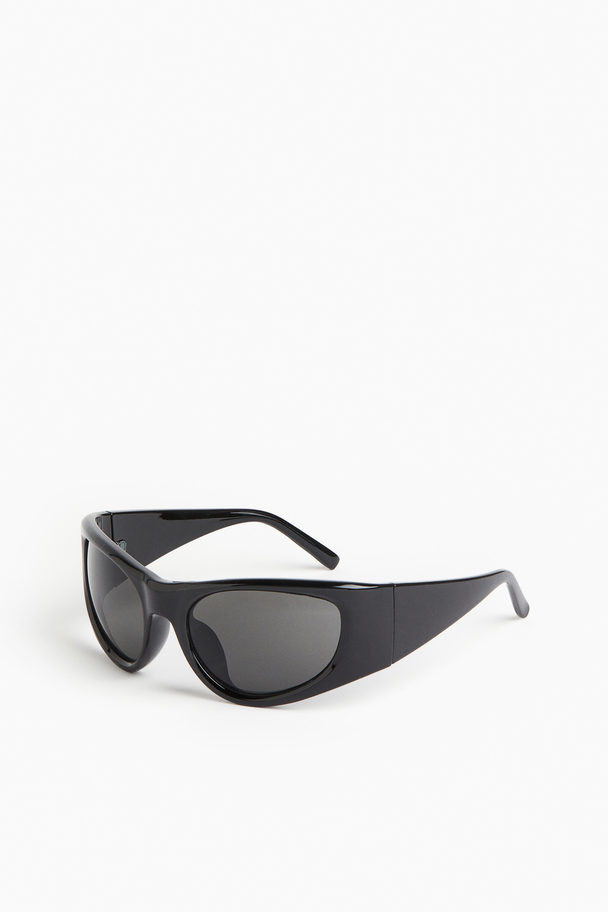 H&M Sportive Sonnenbrille Schwarz