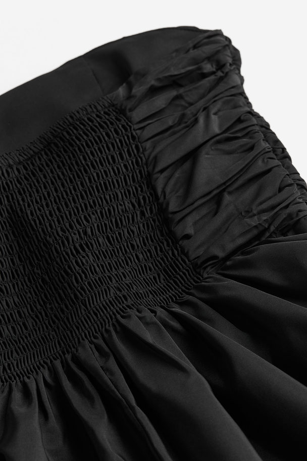 H&M Bandeau Dress Black